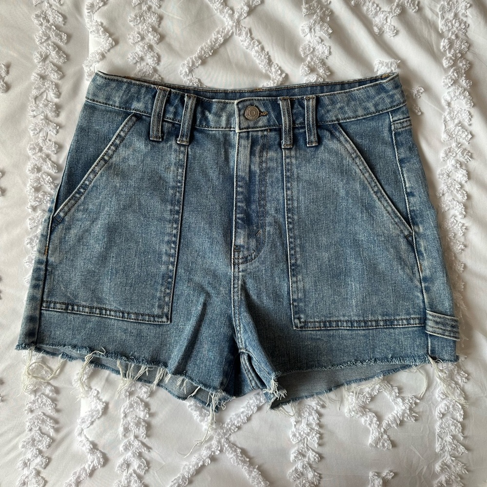 Carpenter style Jean shorts